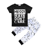 Girl & Boys clothes set long sleeve+Pants owl pattern set of clothes newborn baby suit children clothing